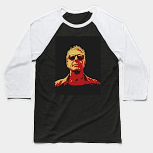 Anthony Bourdain Retro Color Baseball T-Shirt